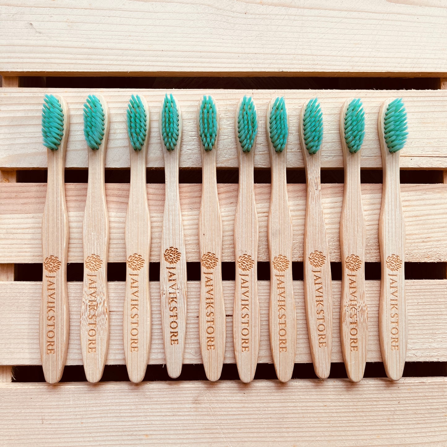 Bamboo Toothbrush for Kids | Biodegradable BPA-Free Soft Bristles Infused with Activated Charcoal | Eco-Friendly | Curvy Handle Design