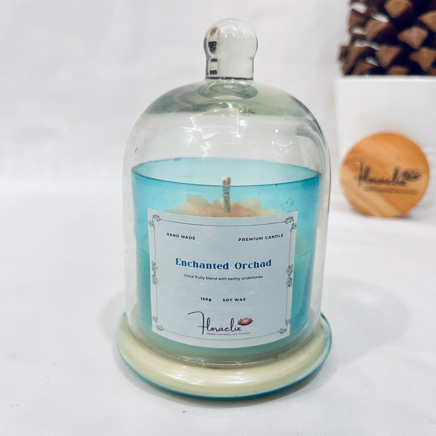 Enchanted Orchard - Premium Scented Bell Jar Candle | Eco-friendly Soy Wax – 150 g