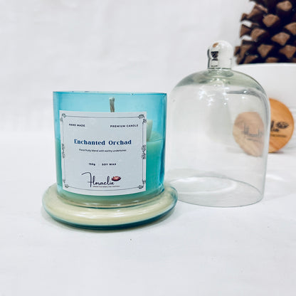 Enchanted Orchard - Premium Scented Bell Jar Candle | Eco-friendly Soy Wax – 150 g