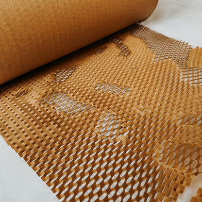 EcoShield Honeycomb Bubble Wrap Roll - 100m | Sustainable & Plastic-Free Packaging Solution